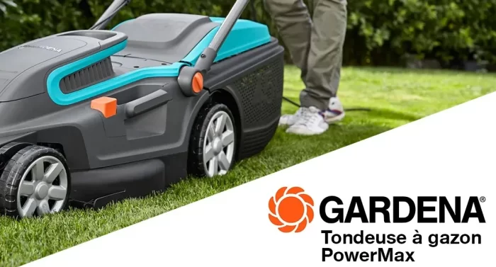 The Gardena PowerMax 1200/32 electric mower: the ideal solution…